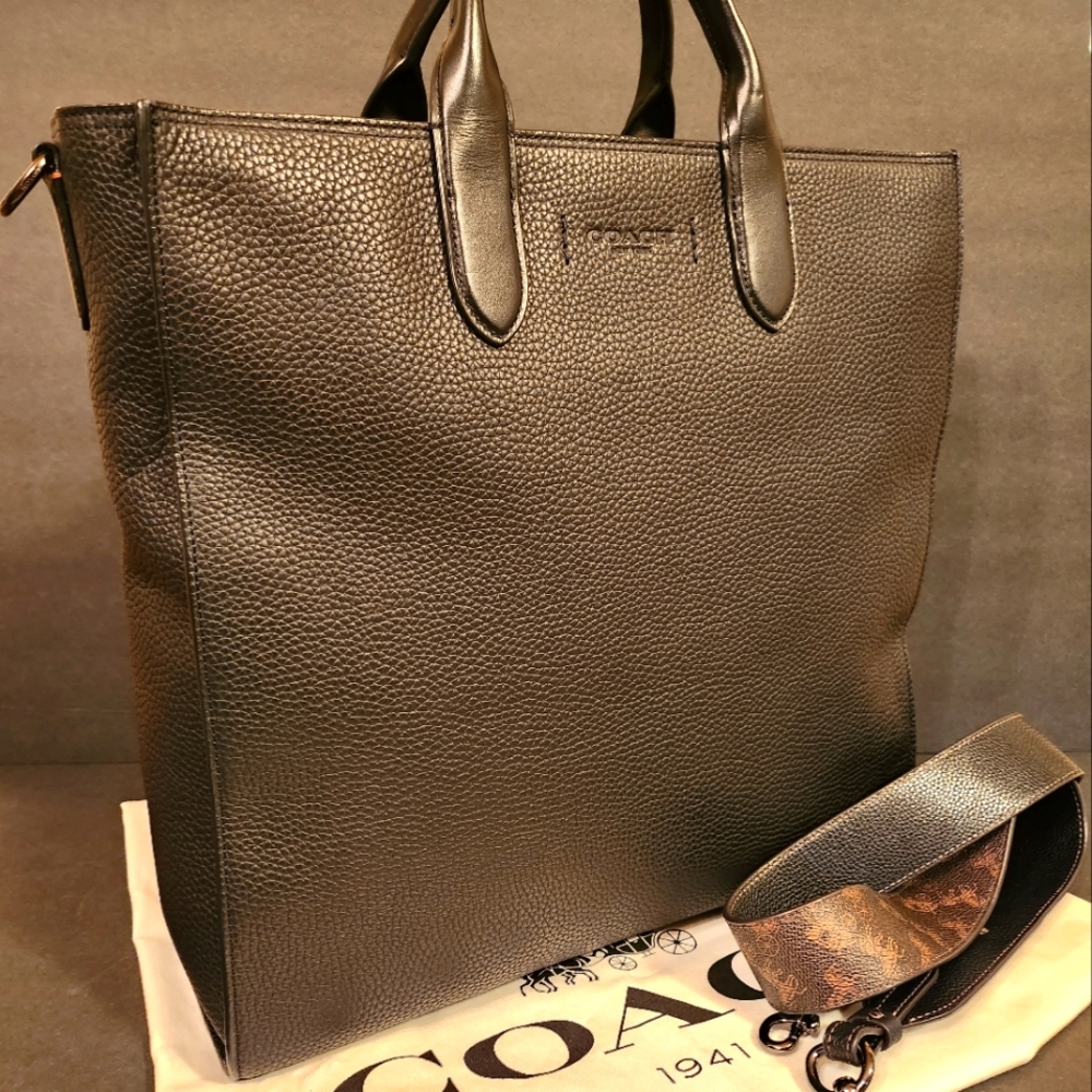 Coach 1941 Gotham Tall Tote/Laptop Bag/Messenger Bag - C8342